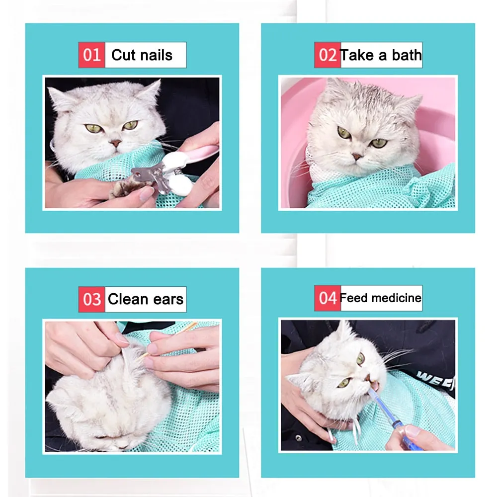 Cat Grooming Bag | Polyester Wash Bag