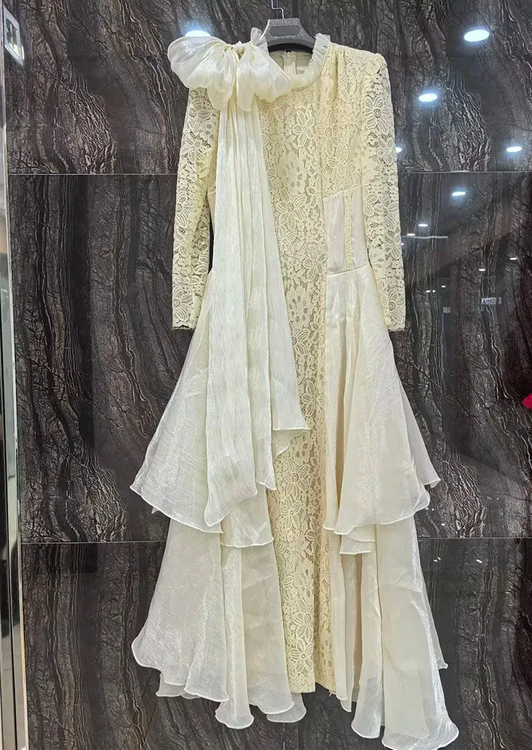 Cedar Lace Patchwork Maxi Dress