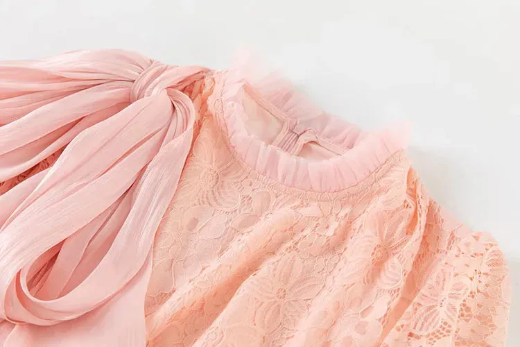 Cedar Lace Patchwork Maxi Dress