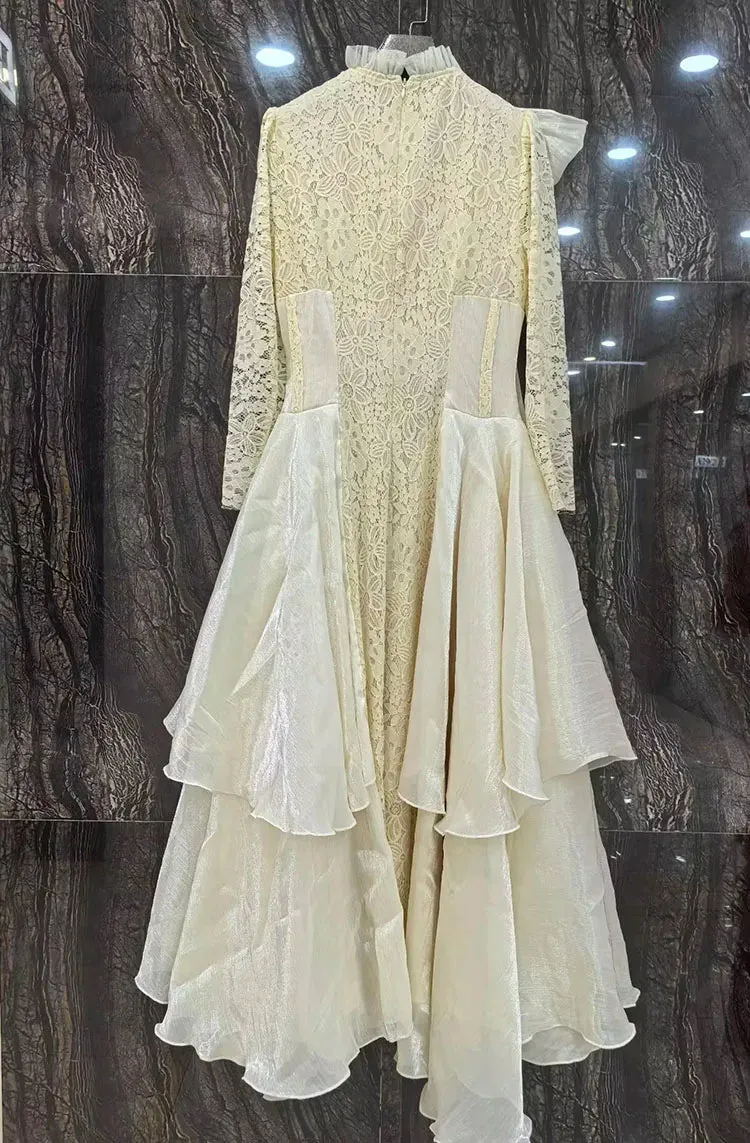 Cedar Lace Patchwork Maxi Dress