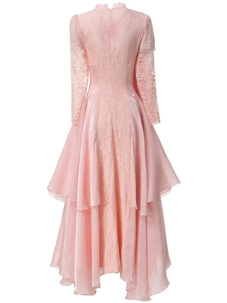 Cedar Lace Patchwork Maxi Dress