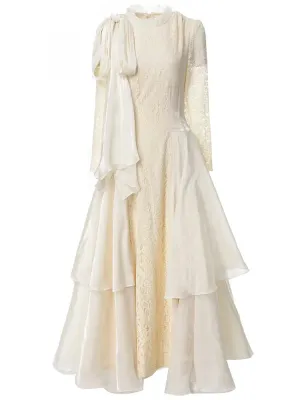 Cedar Lace Patchwork Maxi Dress