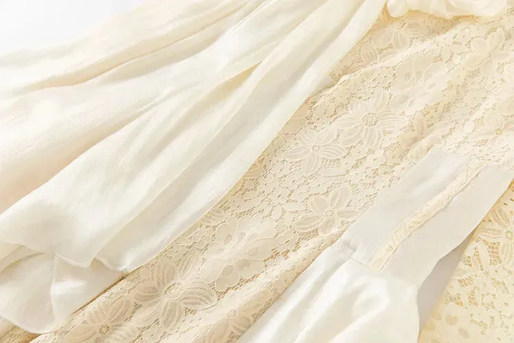 Cedar Lace Patchwork Maxi Dress