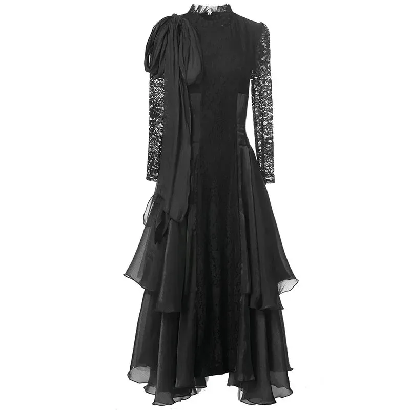 Cedar Lace Patchwork Maxi Dress