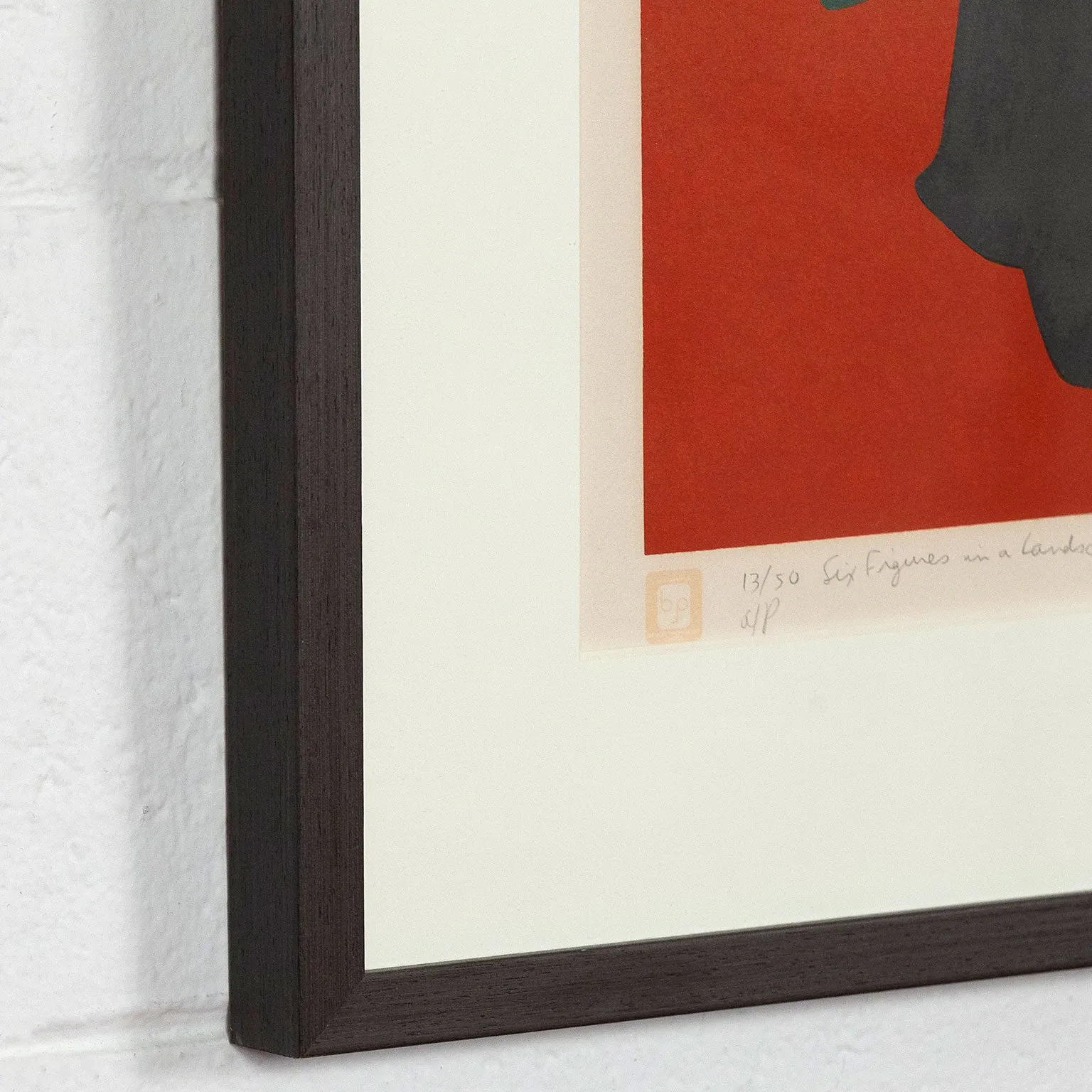 CHARLES PACHTER "SIX FIGURES IN A LANDSCAPE", 1978