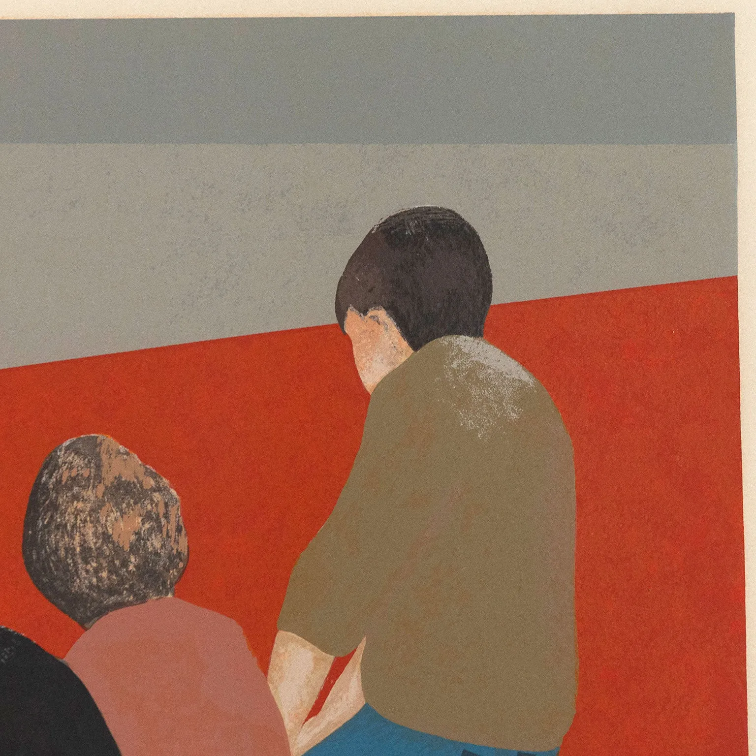 CHARLES PACHTER "SIX FIGURES IN A LANDSCAPE", 1978