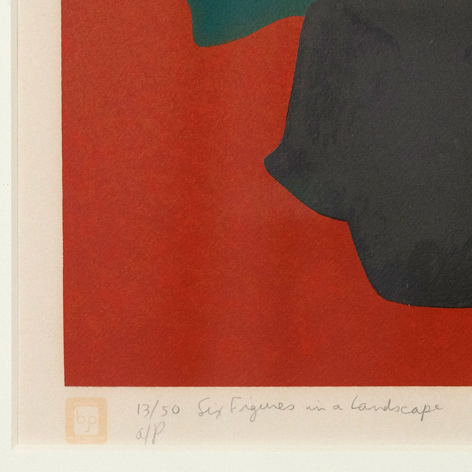 CHARLES PACHTER "SIX FIGURES IN A LANDSCAPE", 1978