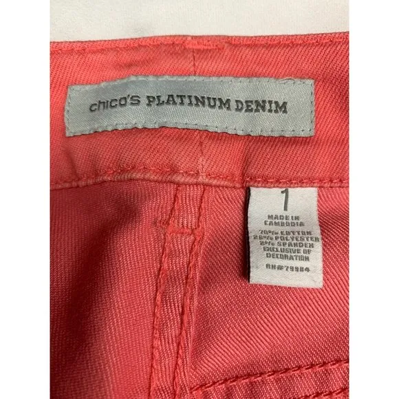 Chico's Platnim Denim Pants