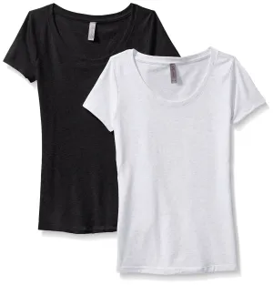 Clementine Women's Tri-Blend Scoop Neck Tee(Pack of 2)