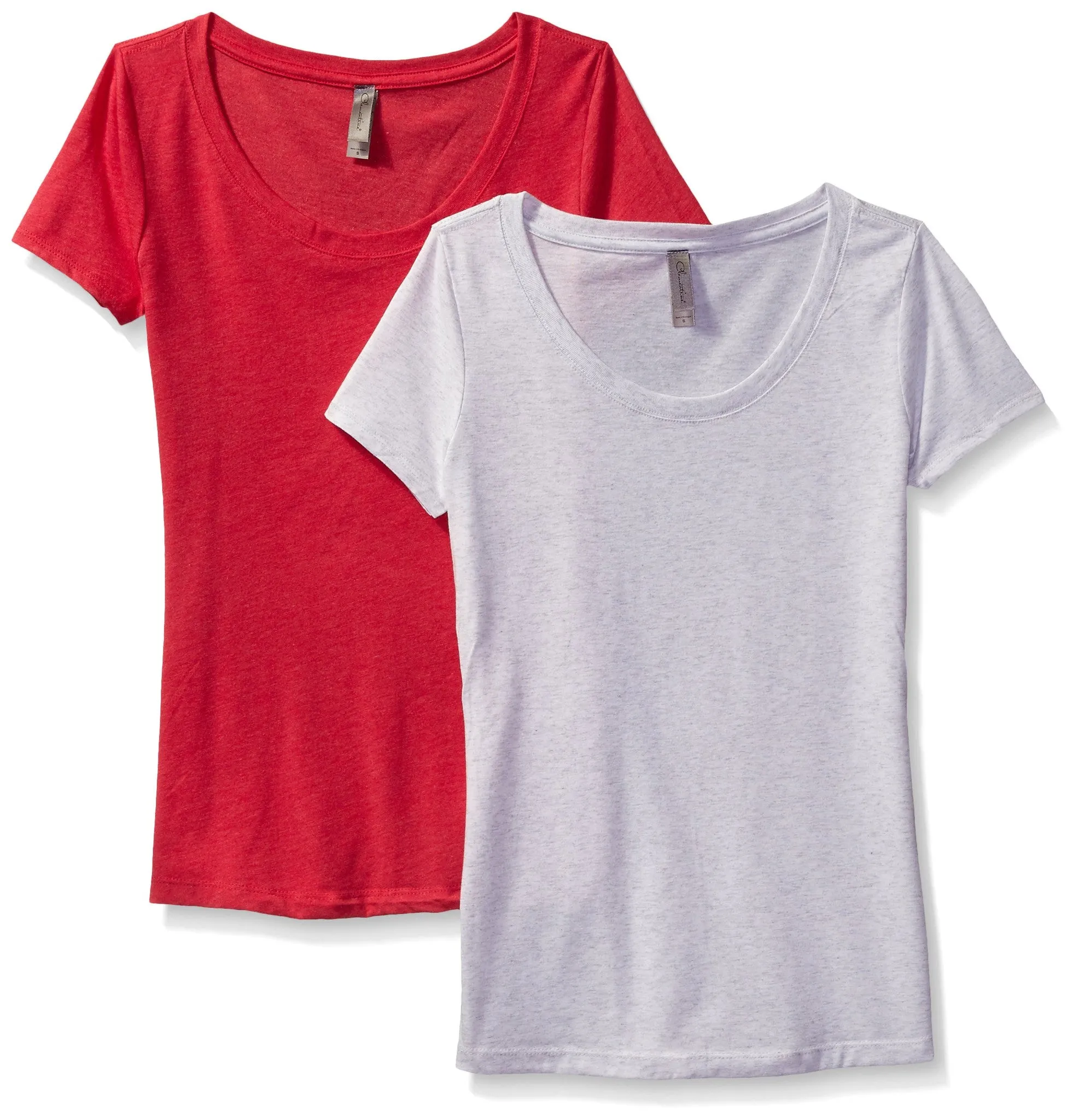 Clementine Women's Tri-Blend Scoop Neck Tee(Pack of 2)