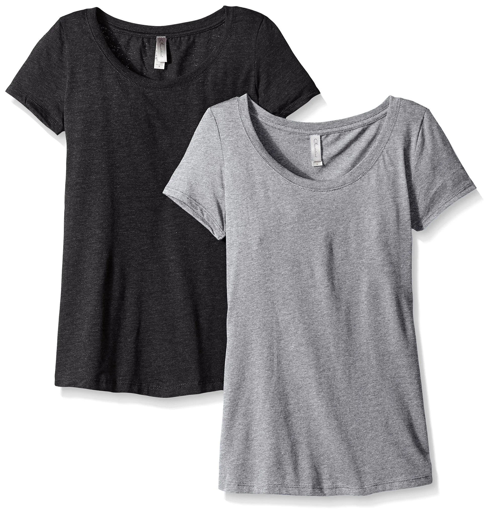Clementine Women's Tri-Blend Scoop Neck Tee(Pack of 2)