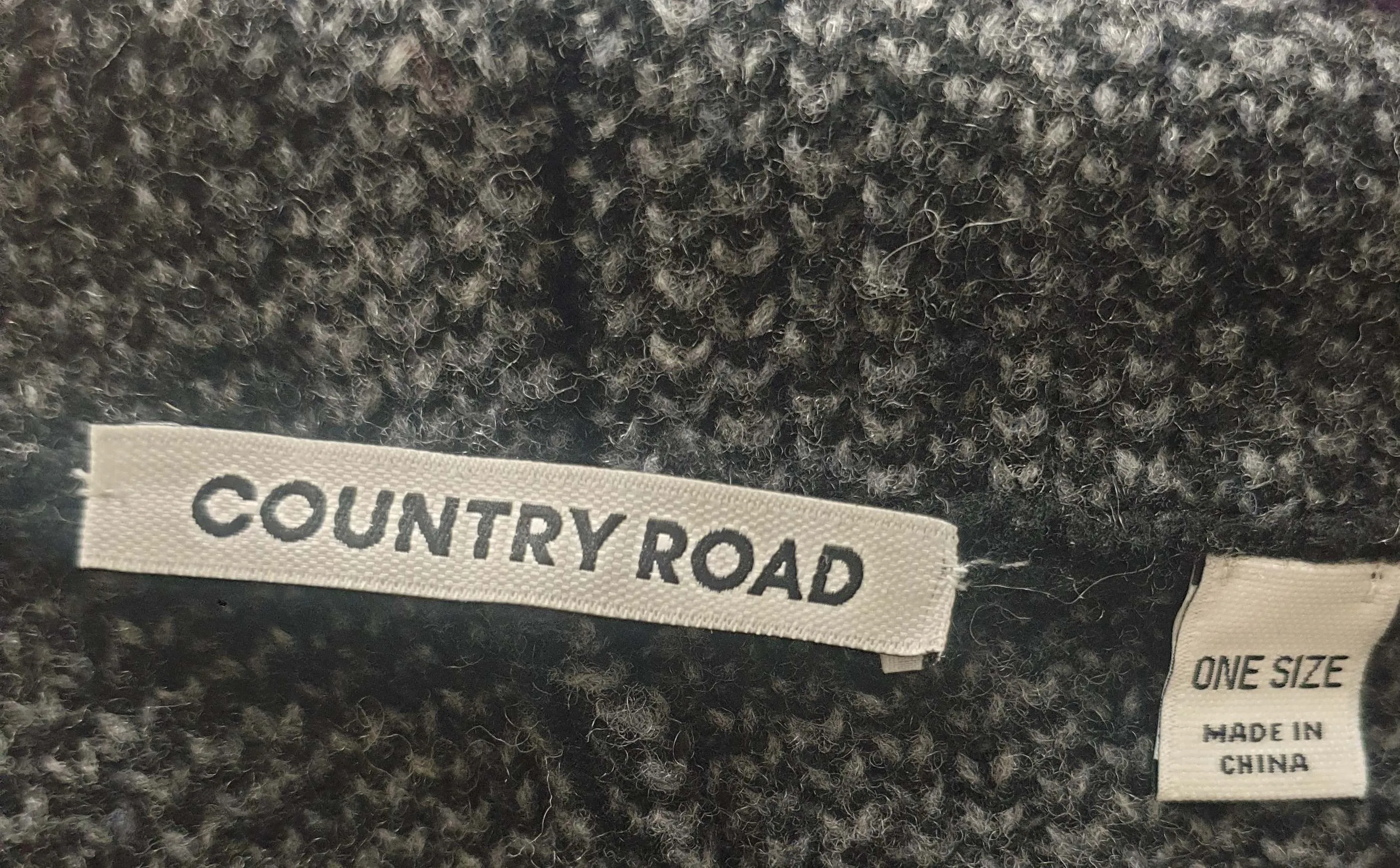 Country Road wool short sleeve cardigan/jacket one size