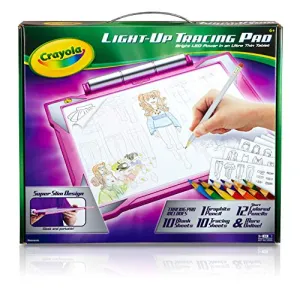 Crayola Light Up Tracing Pad Pink, Toys for Kids, Gift for Girls & Boys, Age 6 