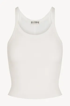 Cropped Rib Tank