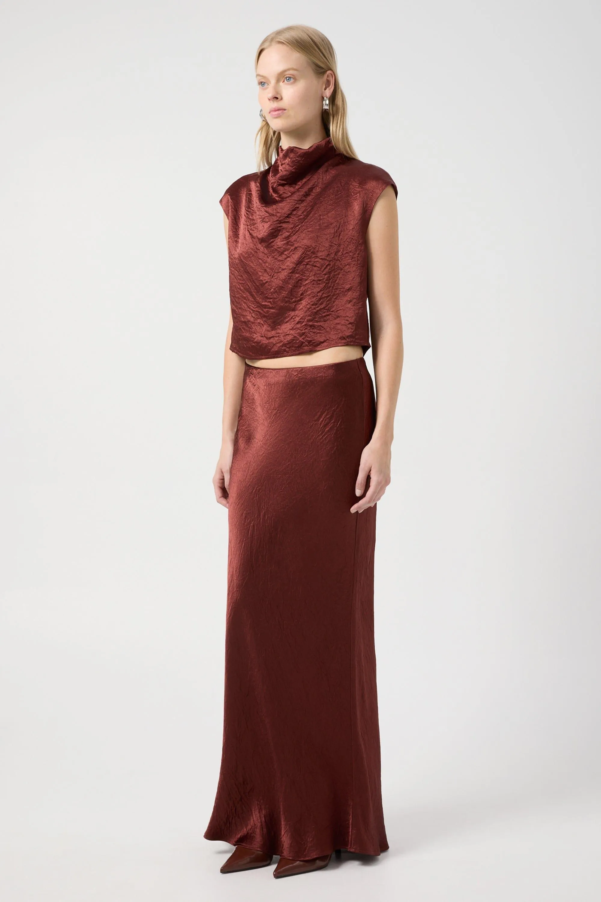 CRUSH DRAPE TANK | SHIRAZ