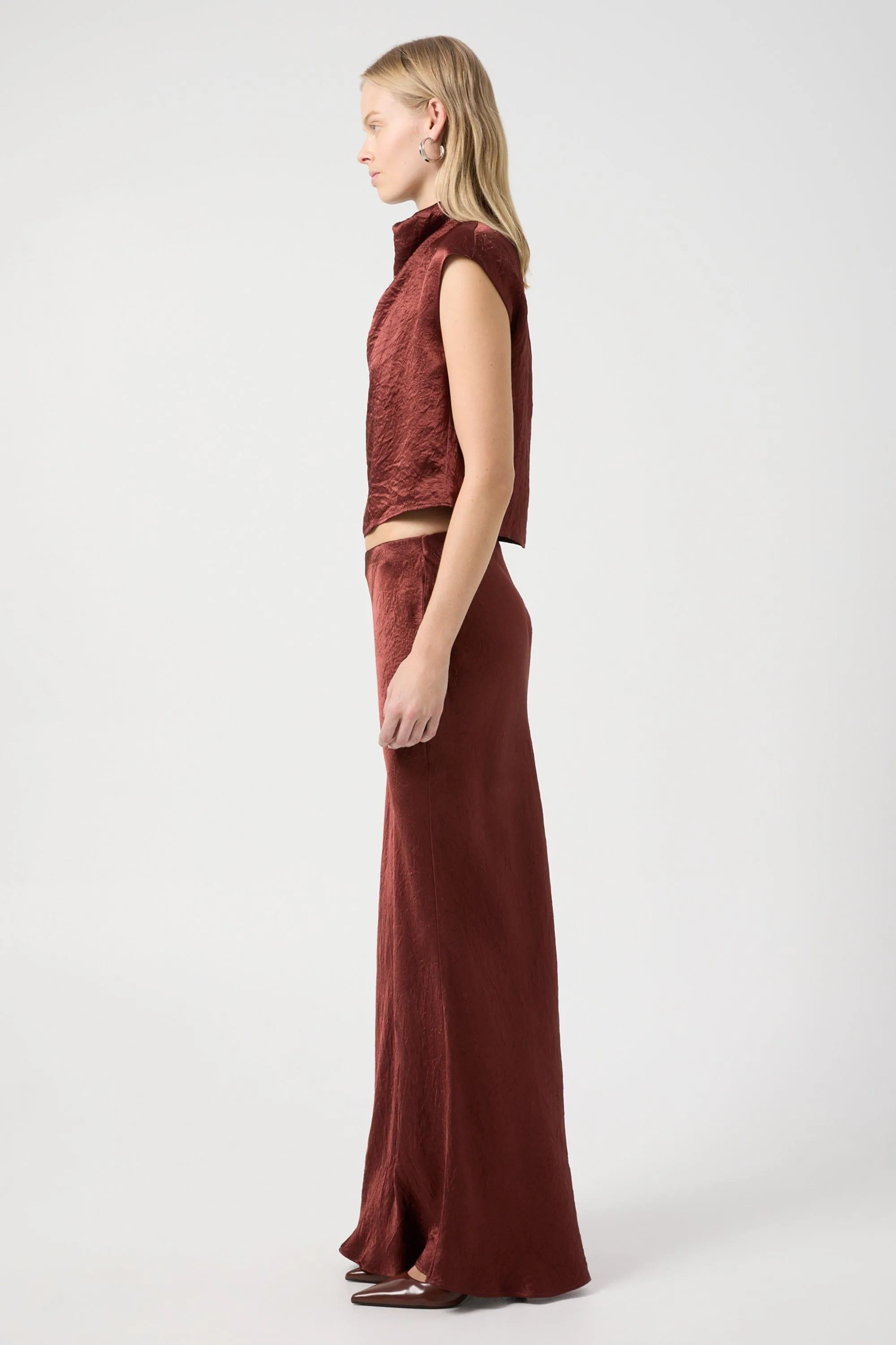 CRUSH DRAPE TANK | SHIRAZ