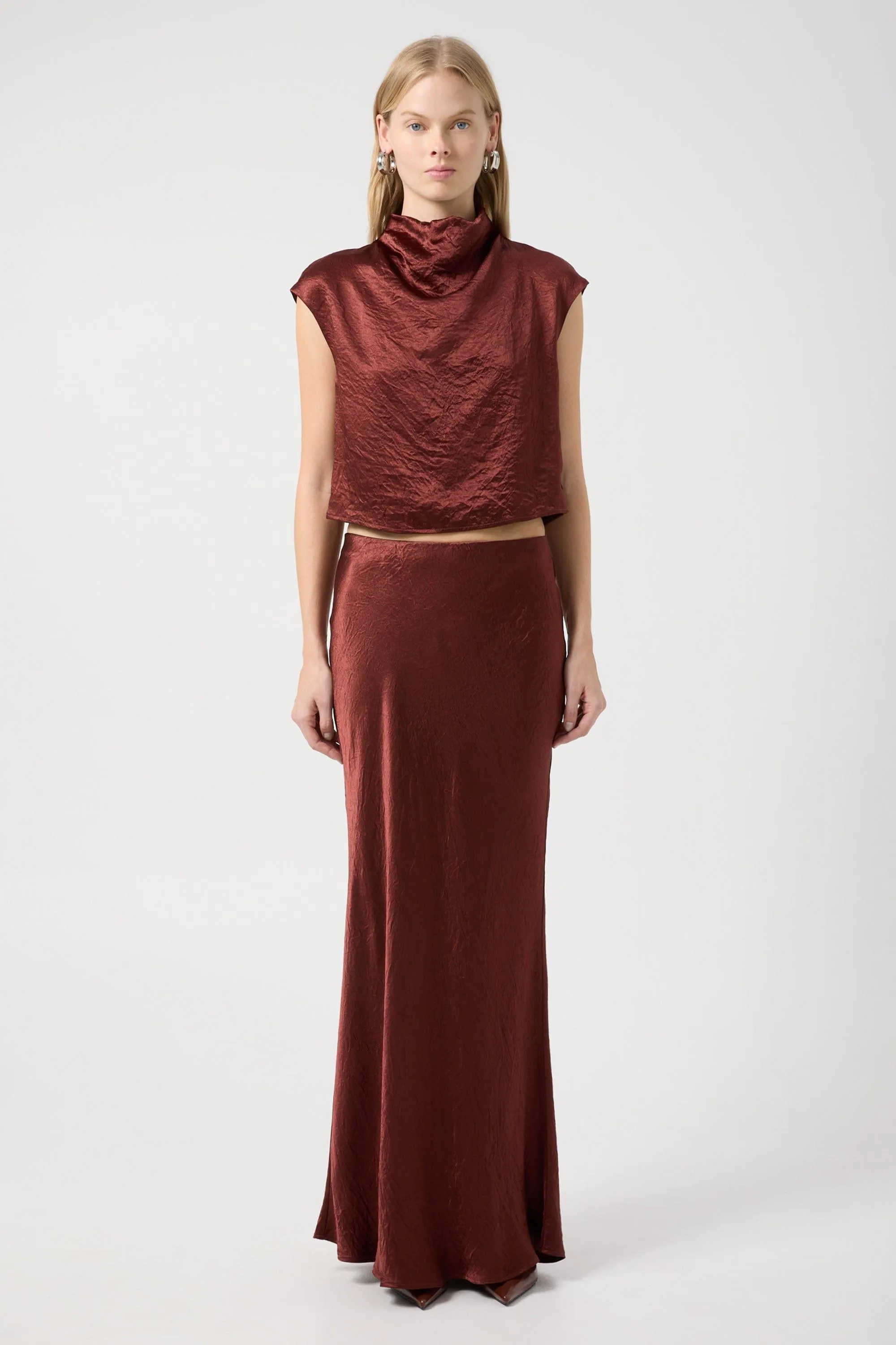 CRUSH DRAPE TANK | SHIRAZ