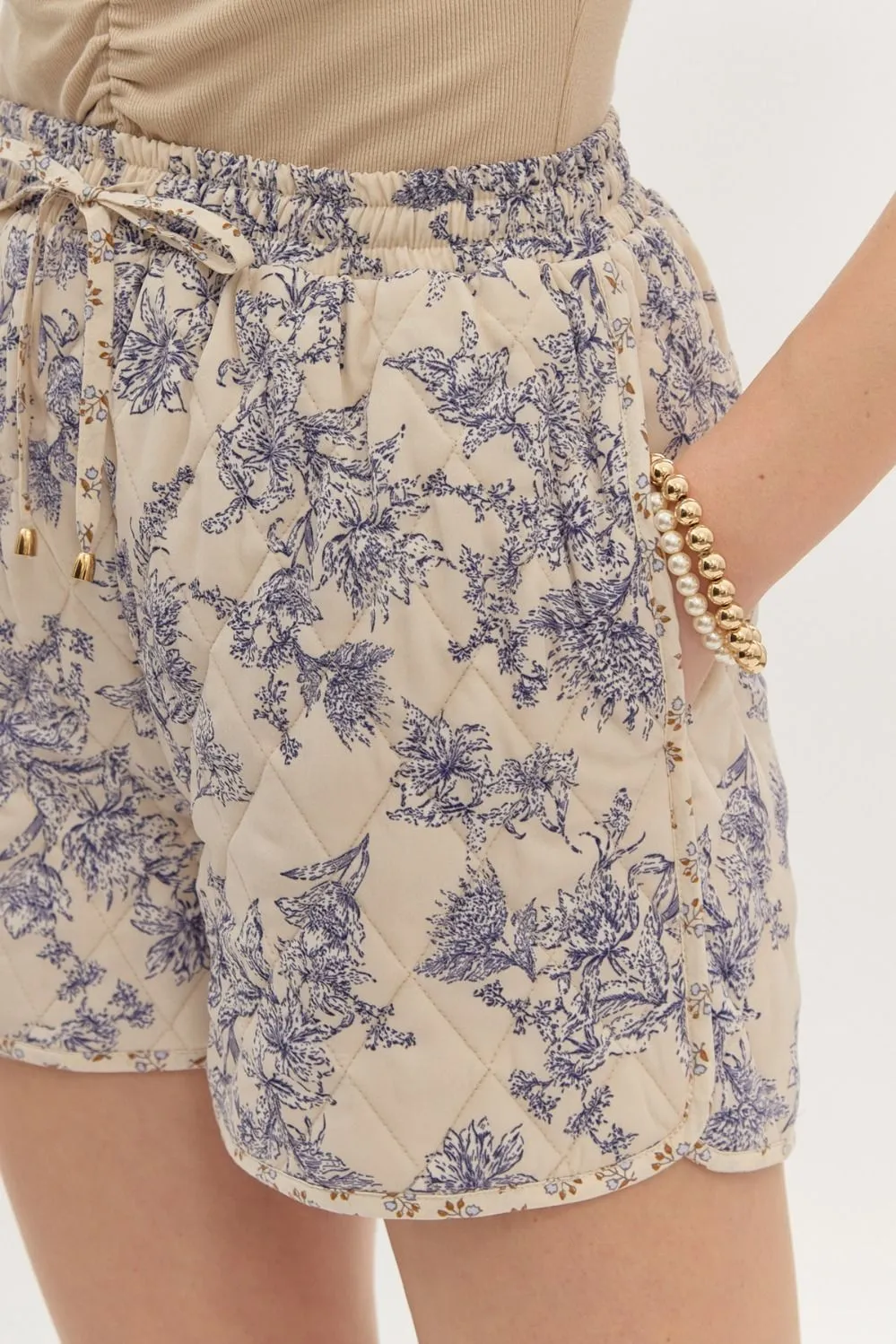 Cynthia quilted shorts