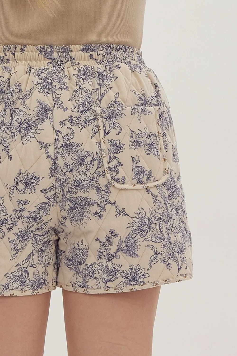Cynthia quilted shorts