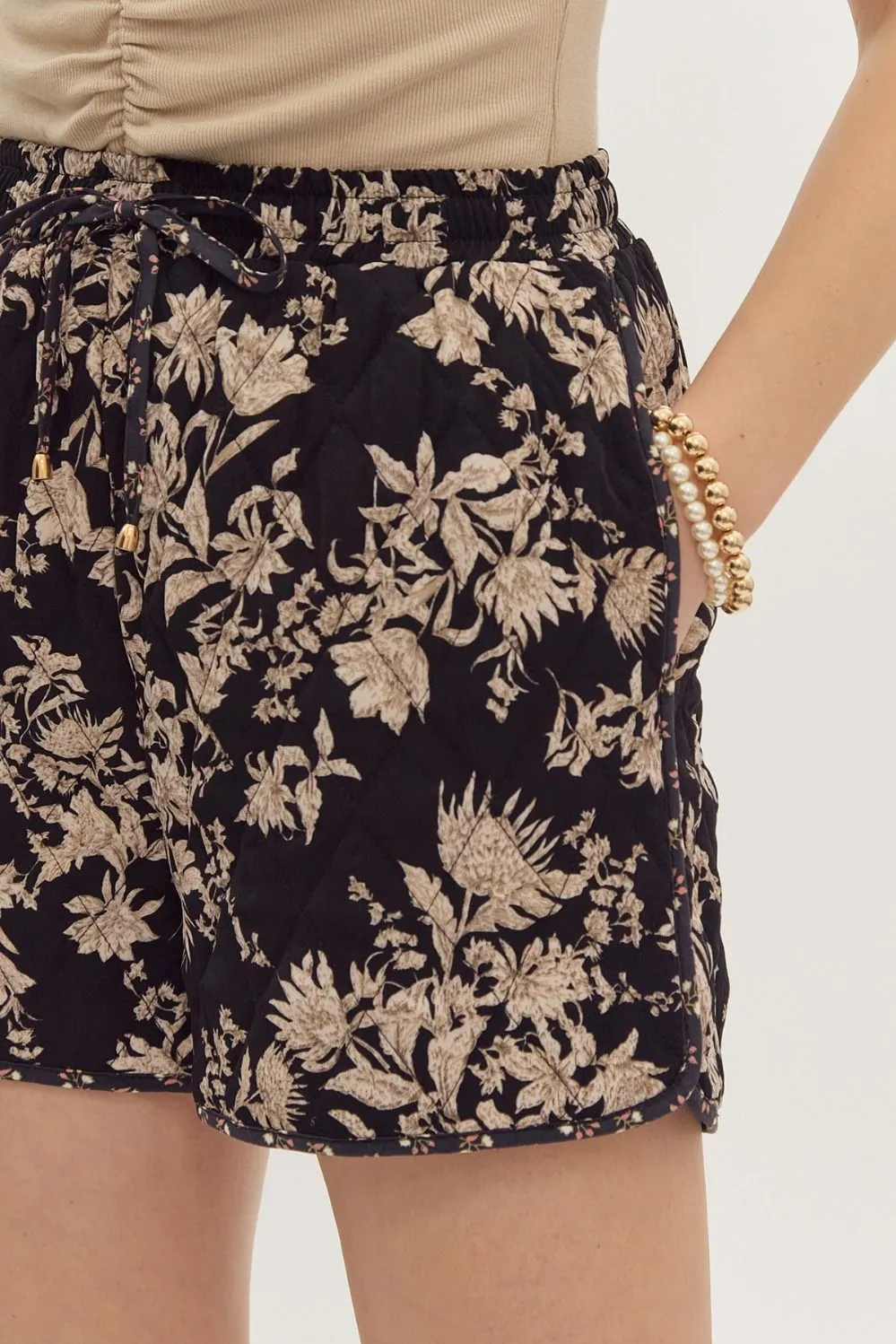 Cynthia quilted shorts