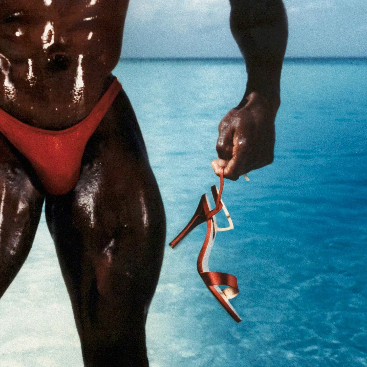 DAVID LACHAPELLE "MAN WITH DIVING BELL" 1995