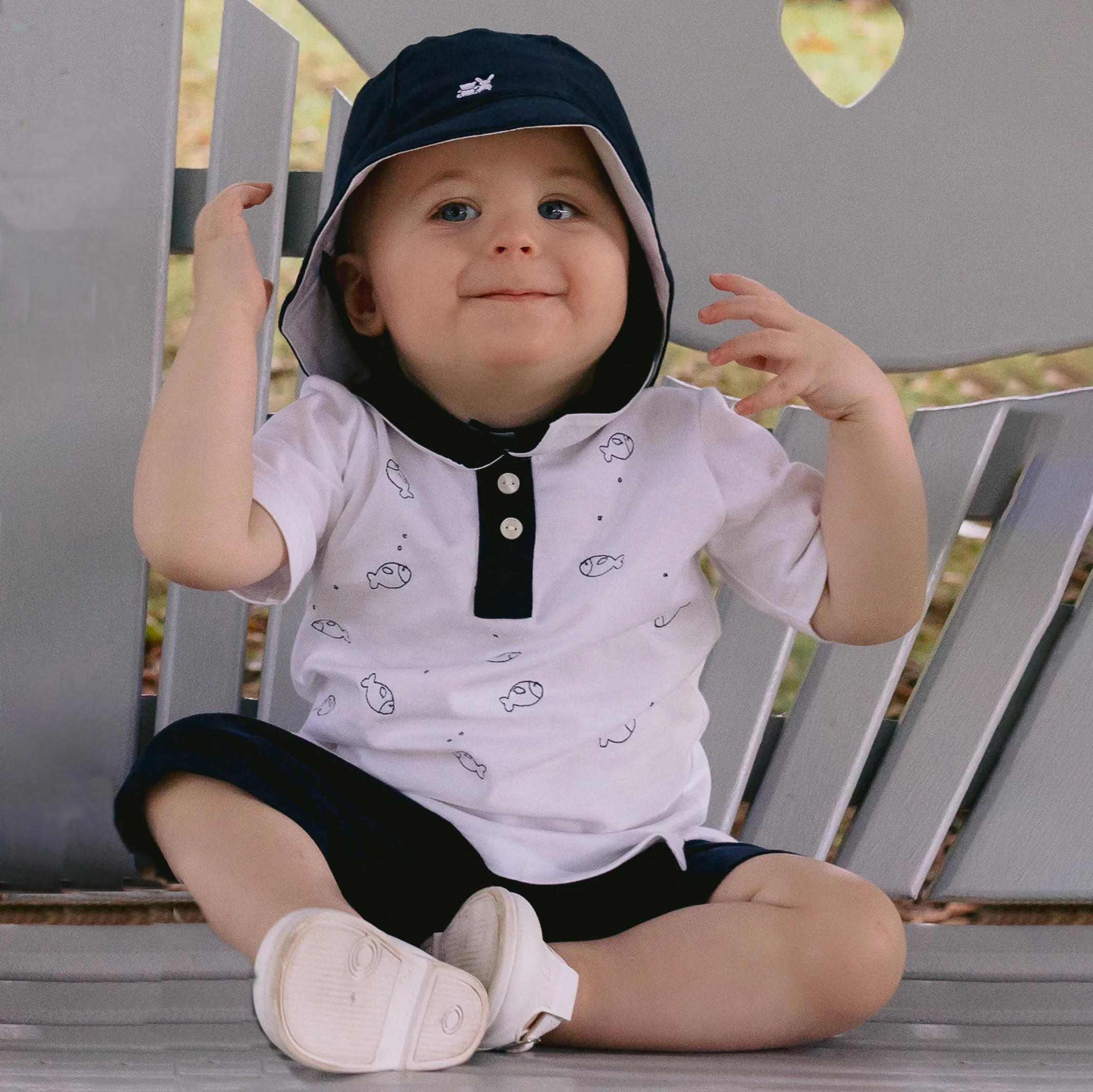 Deacon Navy Baby Boys Summer Set