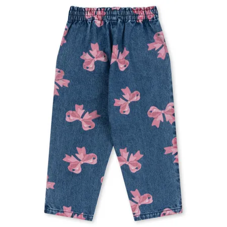 Denim Bow Trousers