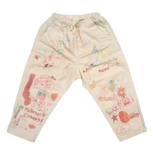 DENIM DUNGAREE PANTS