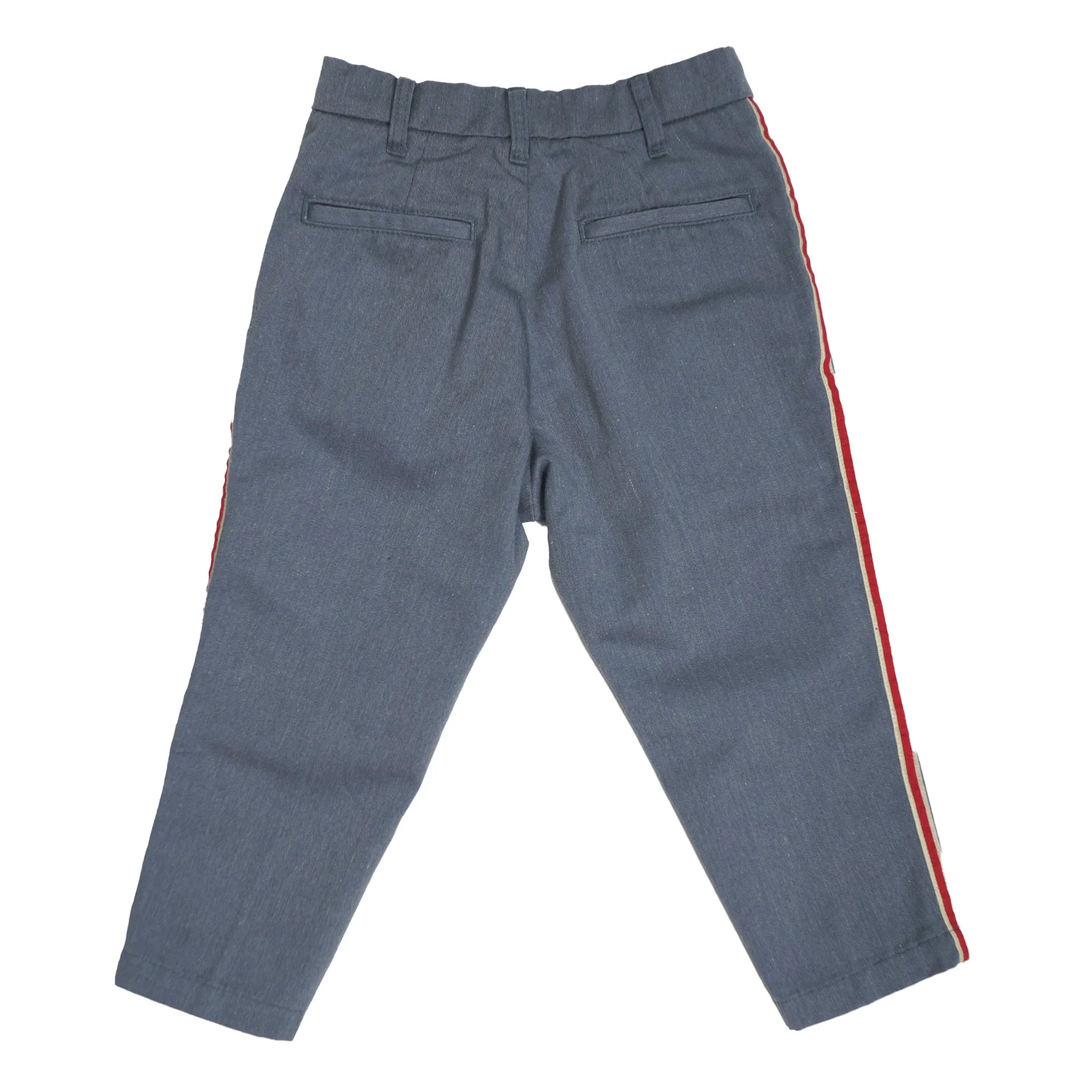 DENIM DUNGAREE PANTS