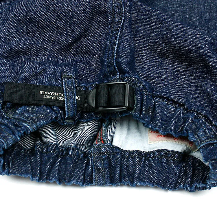 DENIM DUNGAREE PANTS