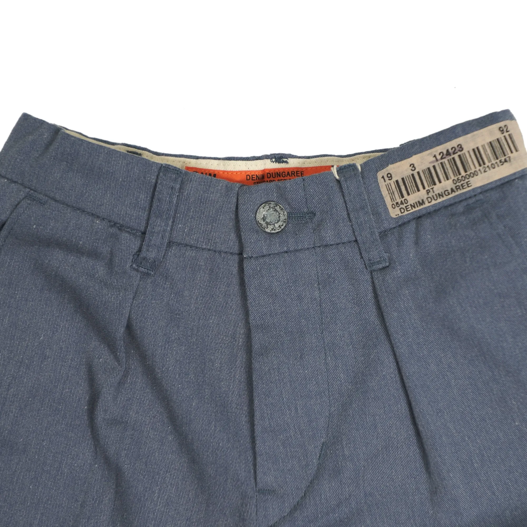 DENIM DUNGAREE PANTS