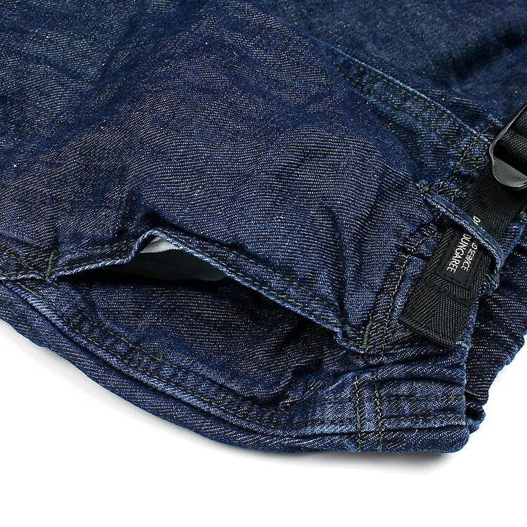 DENIM DUNGAREE PANTS