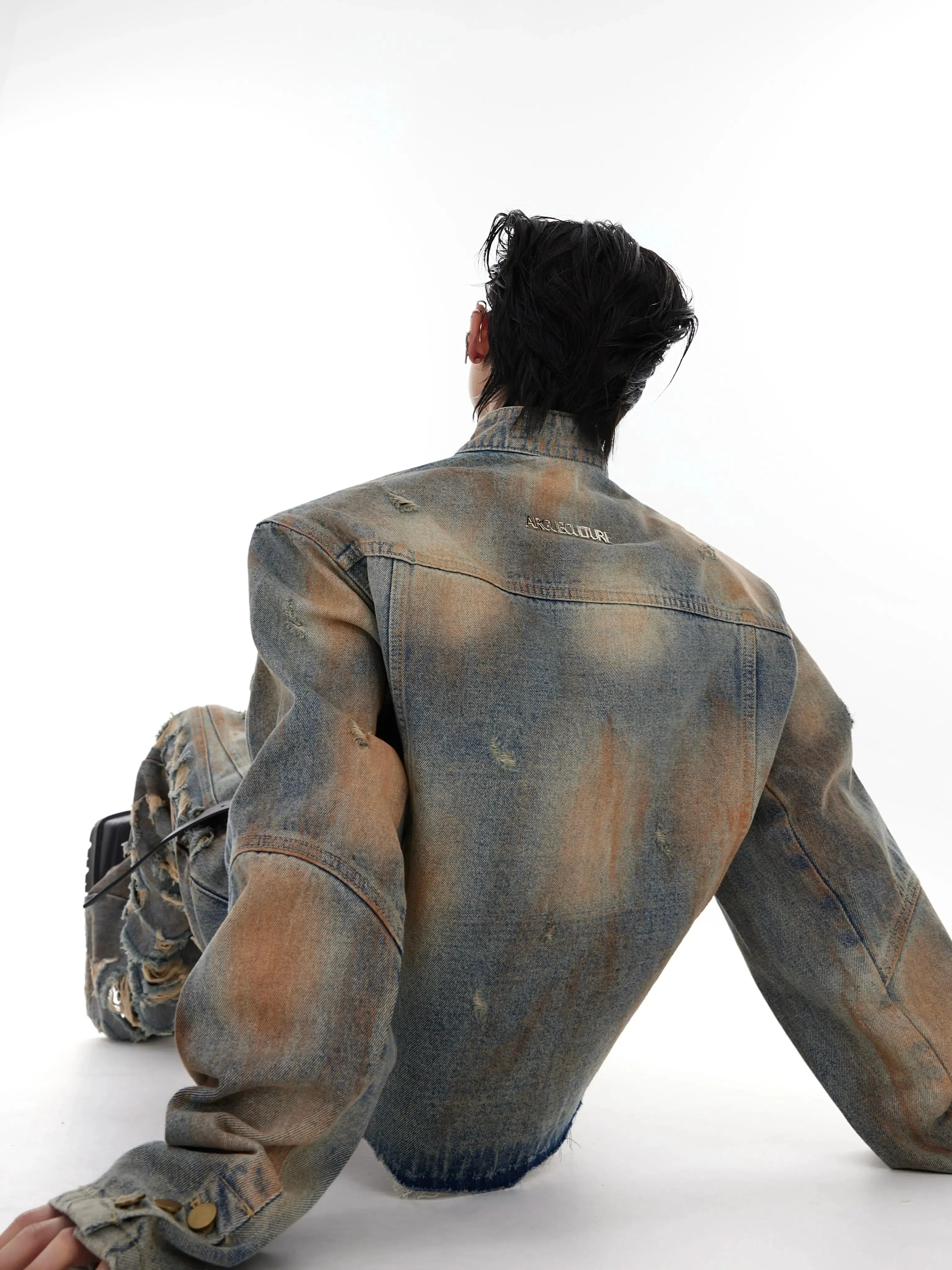 Destroyed Denim Jacket