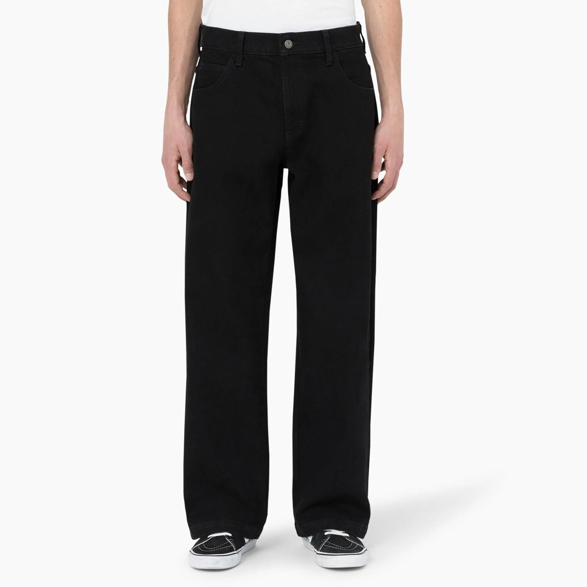 DICKIES Skateboarding Wingville Loose Fit Denim Pants Black