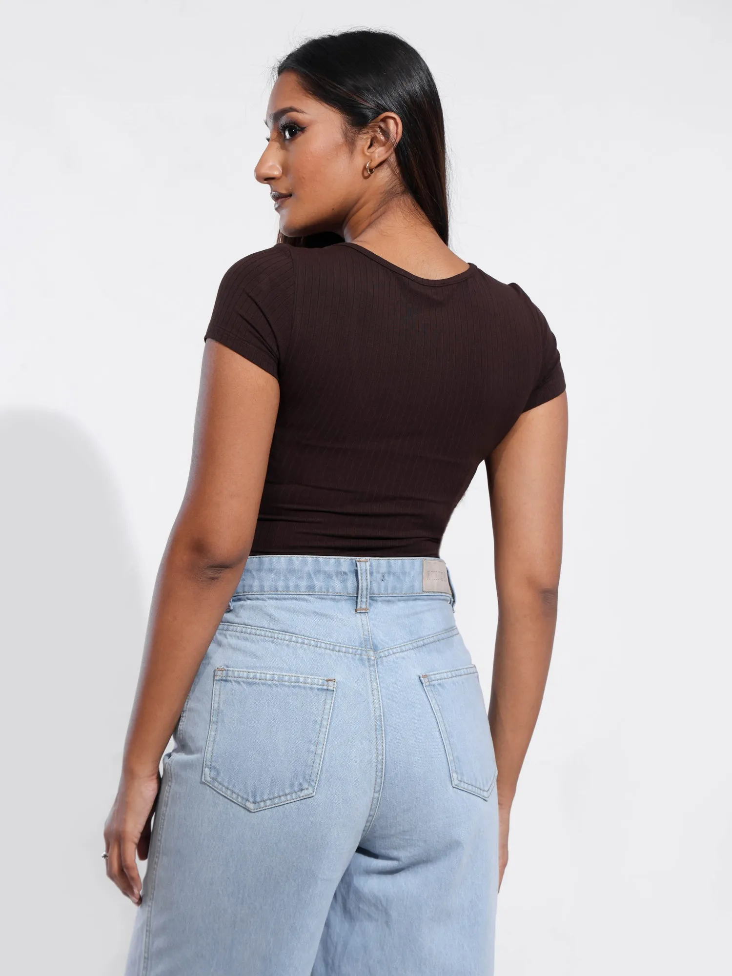 Donna Squre Neck Body Suit