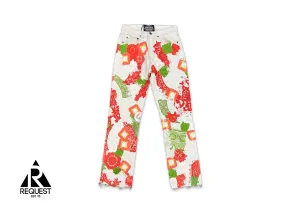 Earthling VIP Denim "Poetic Lust White Red On White"
