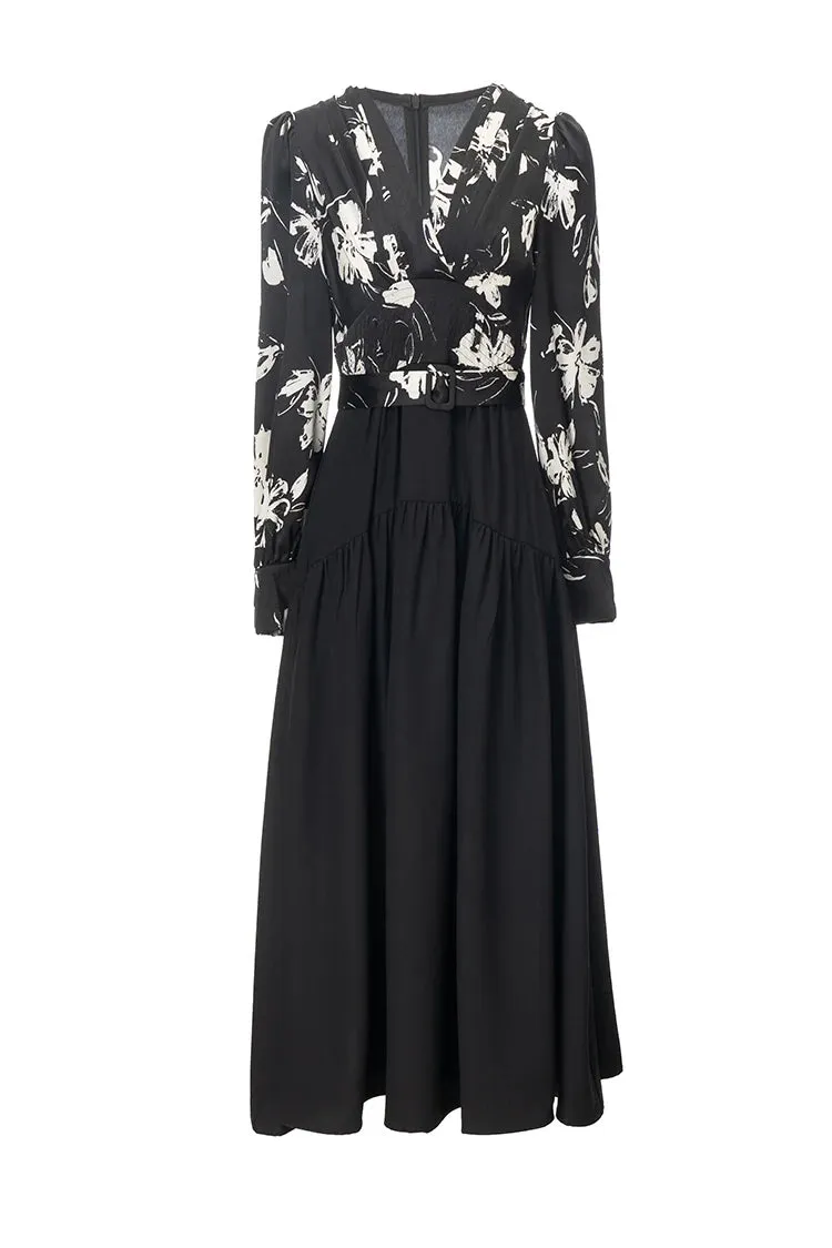 Eloise  Slim A-Line Long Dress