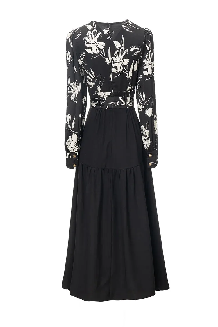 Eloise  Slim A-Line Long Dress
