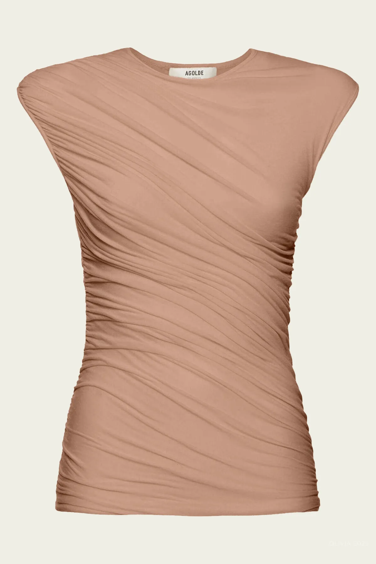 Ester Twist Tank in Moth