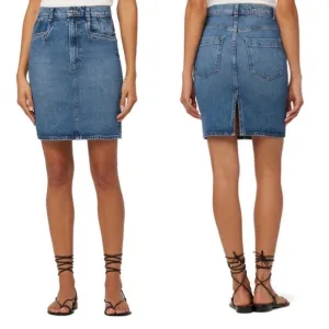 FAVORITE DAUGHTER Jordie Super High Rise Denim Pencil Skirt 28