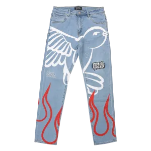 F*ck The World Denim (Blue)