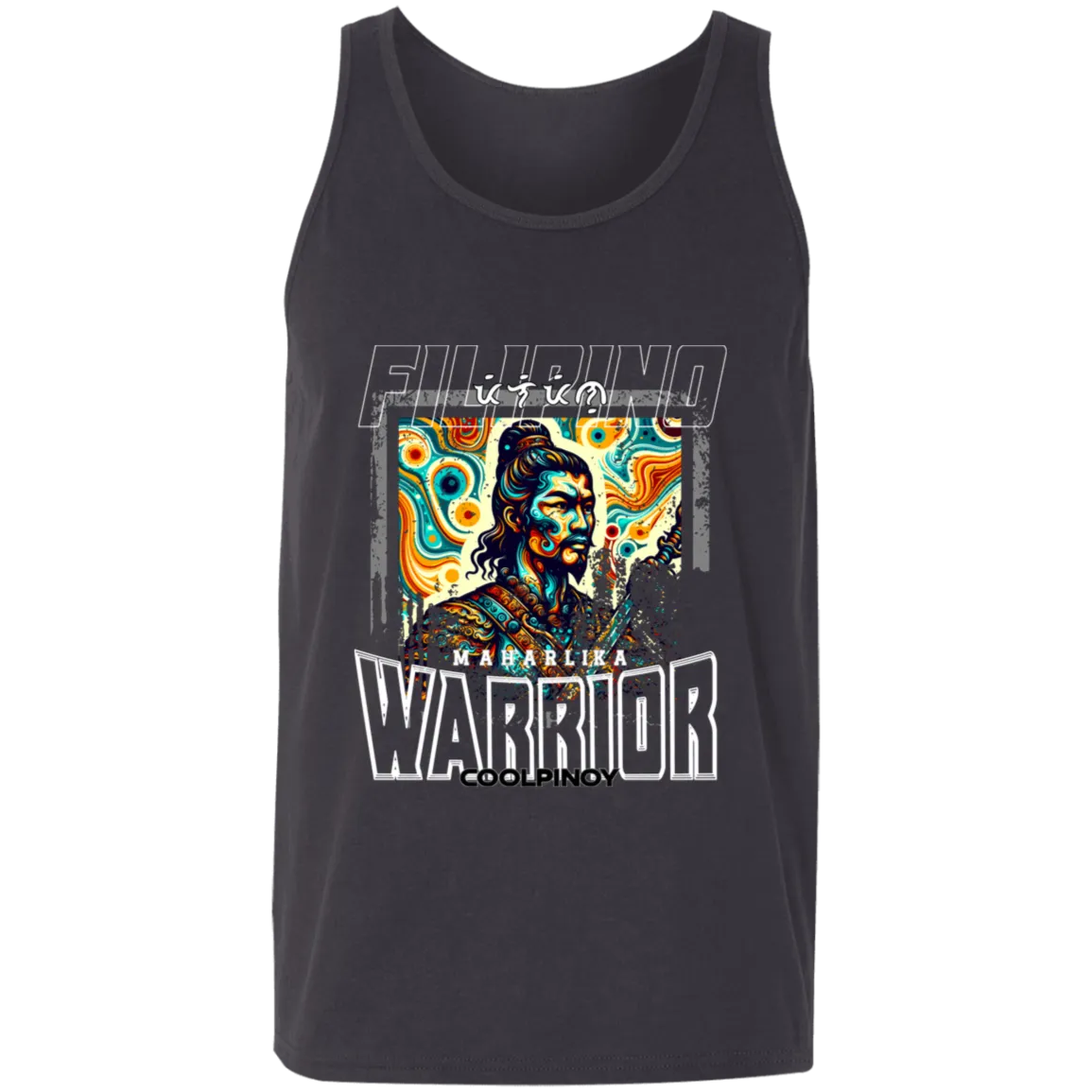 Filipino Warrior Distressed Unisex Cotton Tank Top