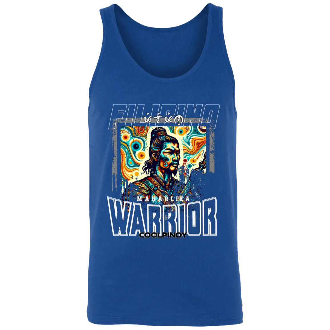 Filipino Warrior Distressed Unisex Cotton Tank Top