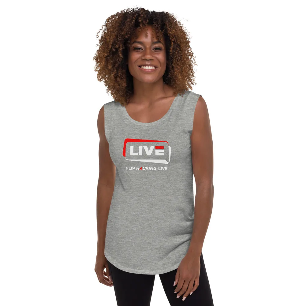 Flip Hacking Live 2020 Women's Cap Sleeve T-Shirt in Black