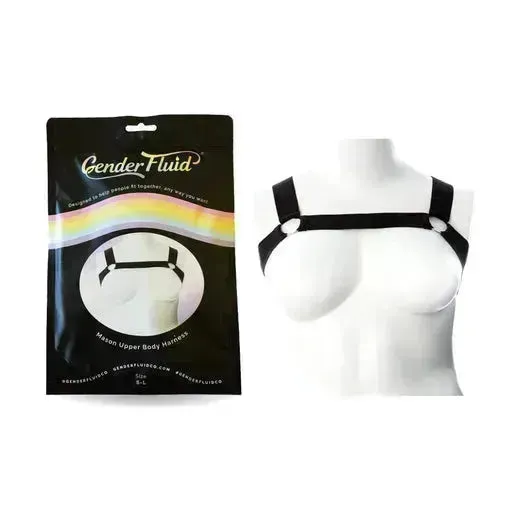 Gender Fluid Mason Harness S-L Black