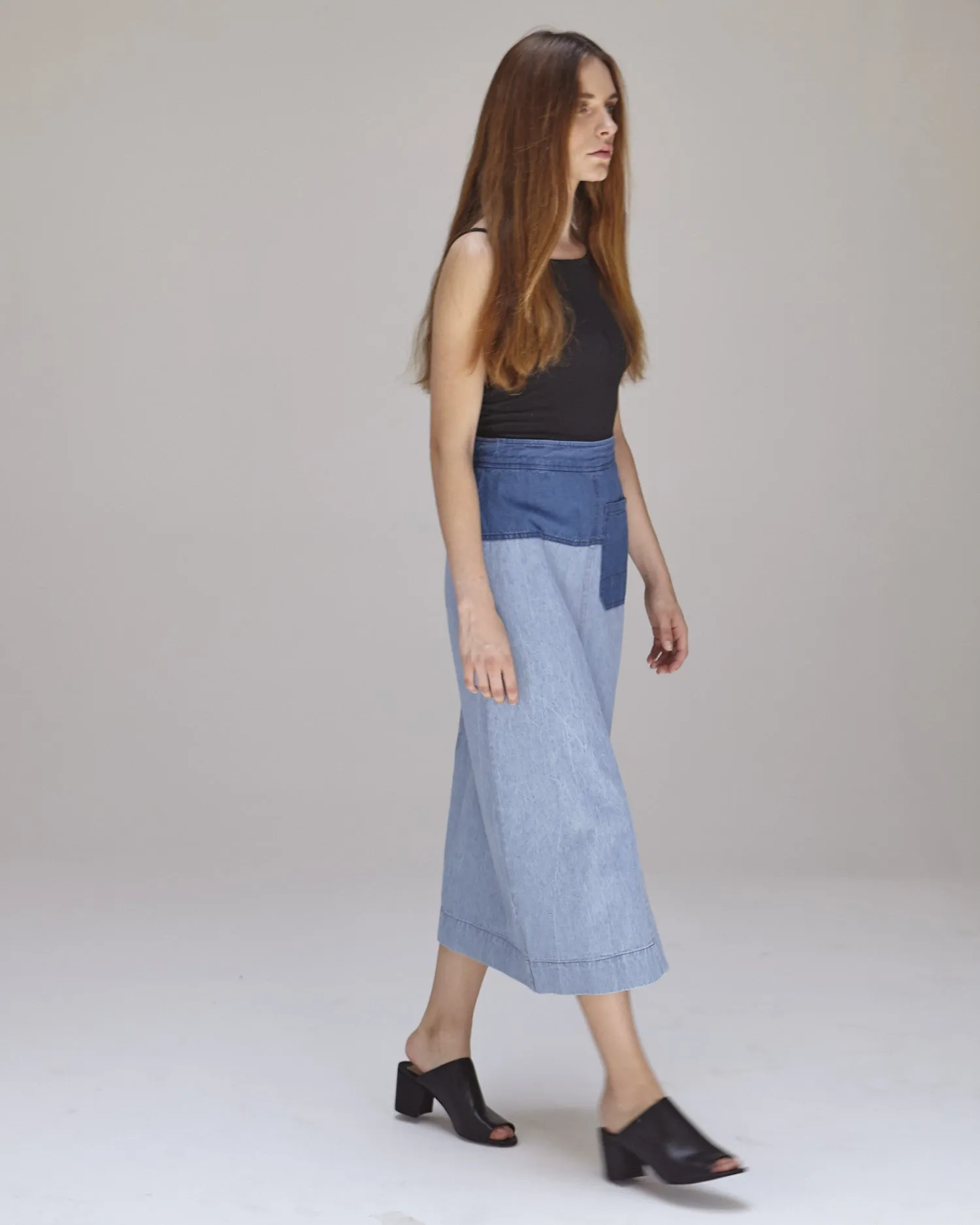 Georgia Skirt in Blue Combo