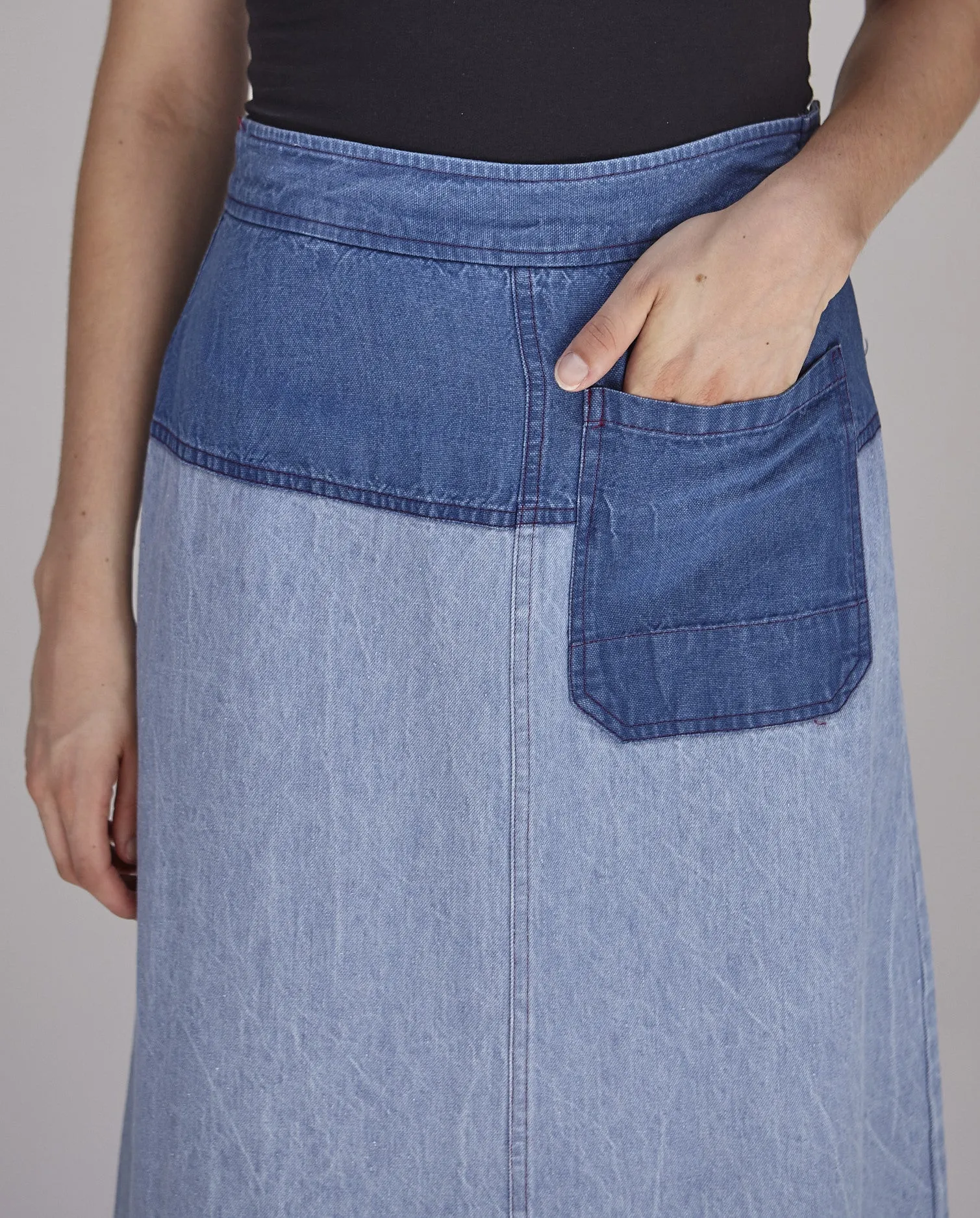 Georgia Skirt in Blue Combo