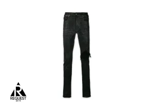 Glitter Broken Denim "Black"