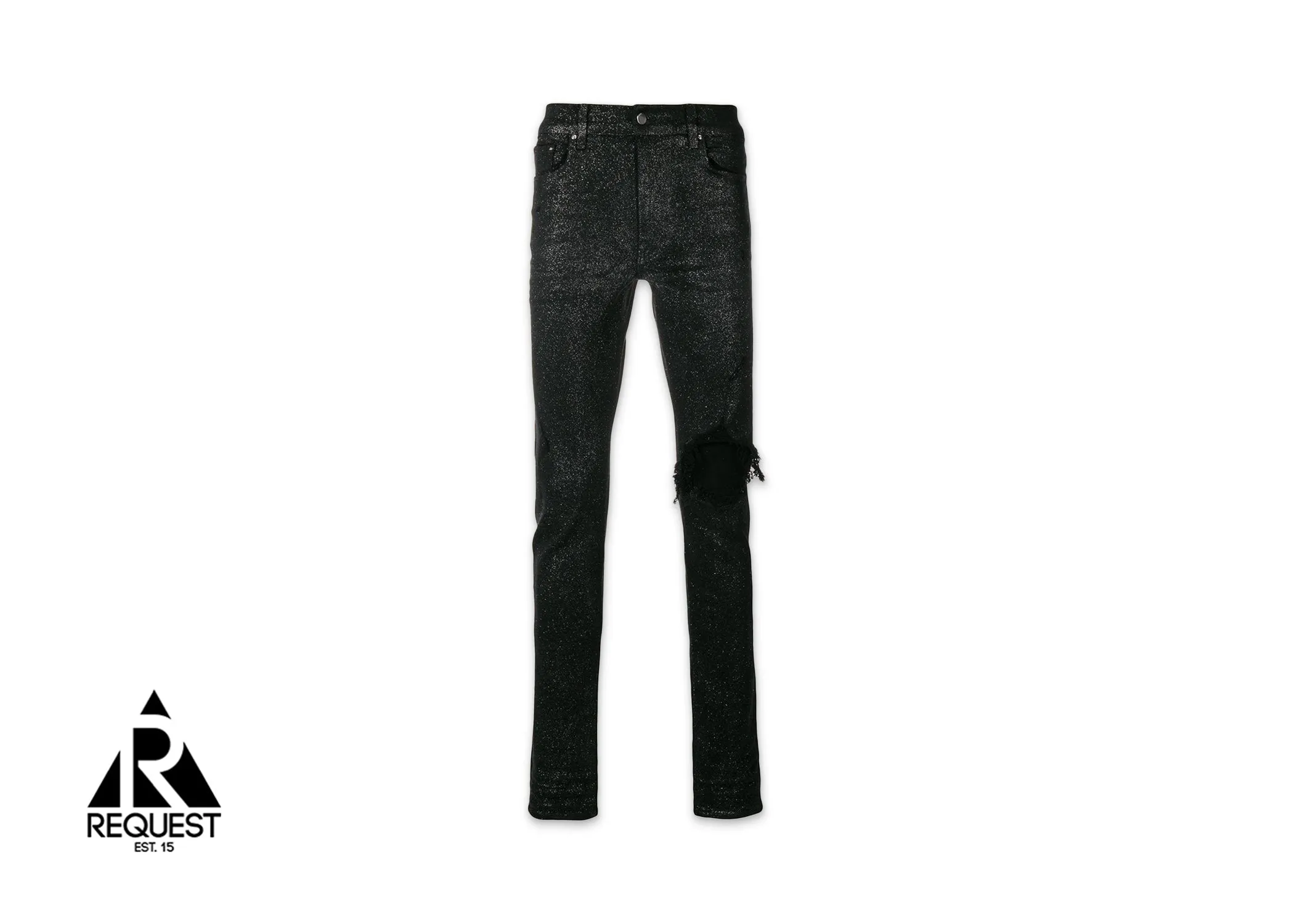 Glitter Broken Denim "Black"