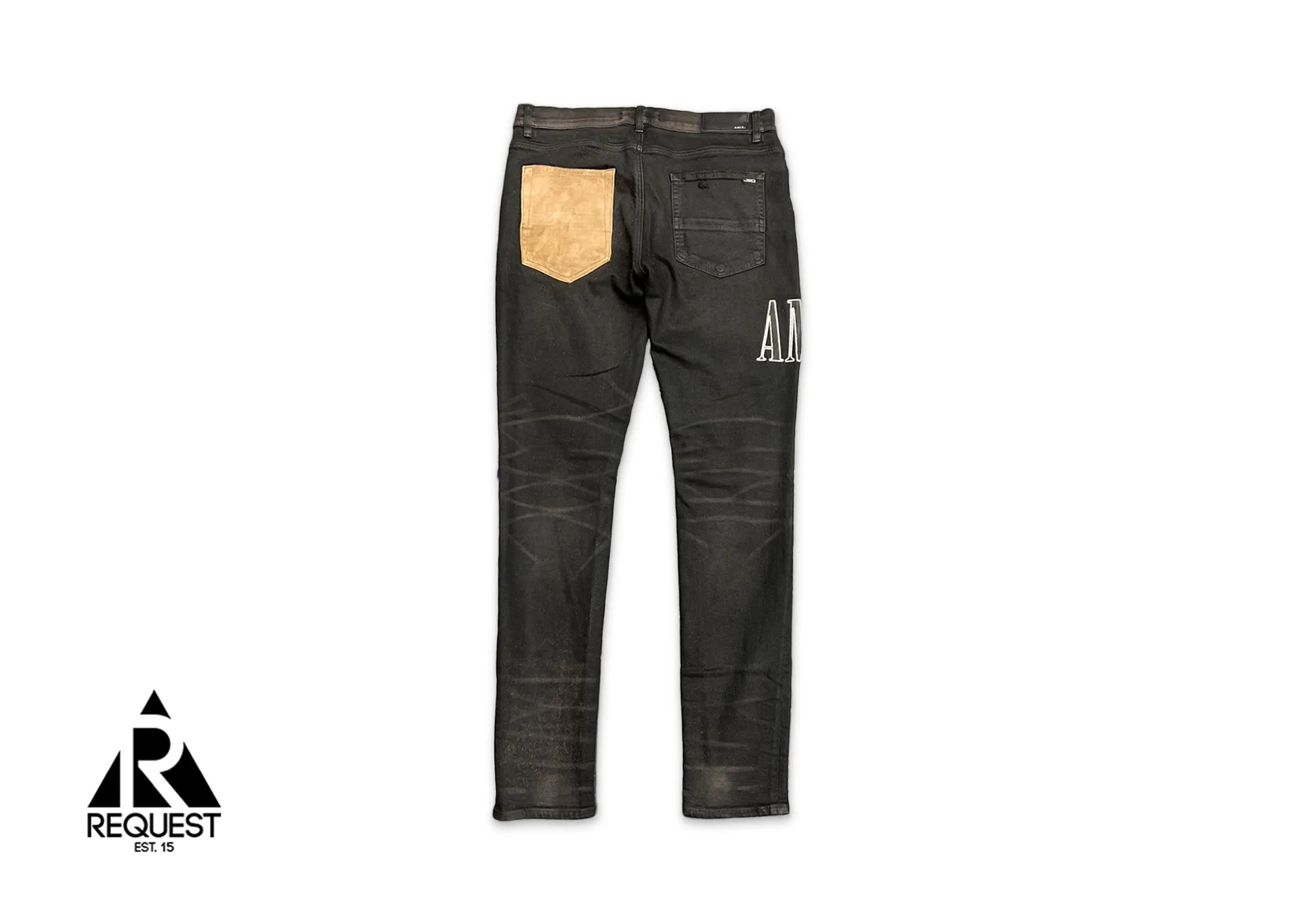 Grunge Patch Jeans "Black"